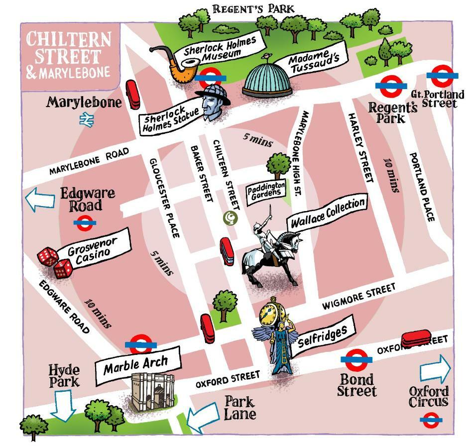 Chiltern Street Serviced Apartments - Marylebone ลอนดอน ภายนอก รูปภาพ